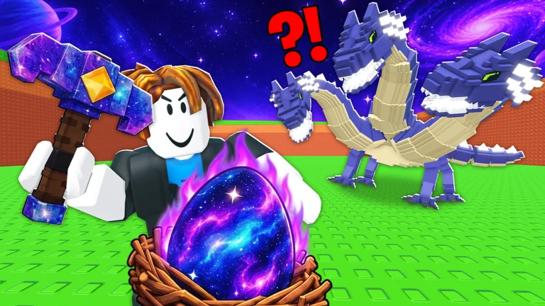 Purple biome from an official Break and Steal an Egg thumbnail